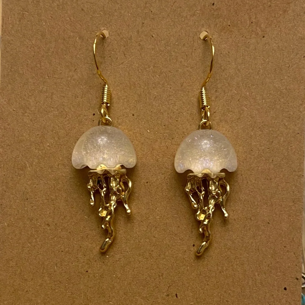 Jellyfish Earrings - Picture 2 of 2